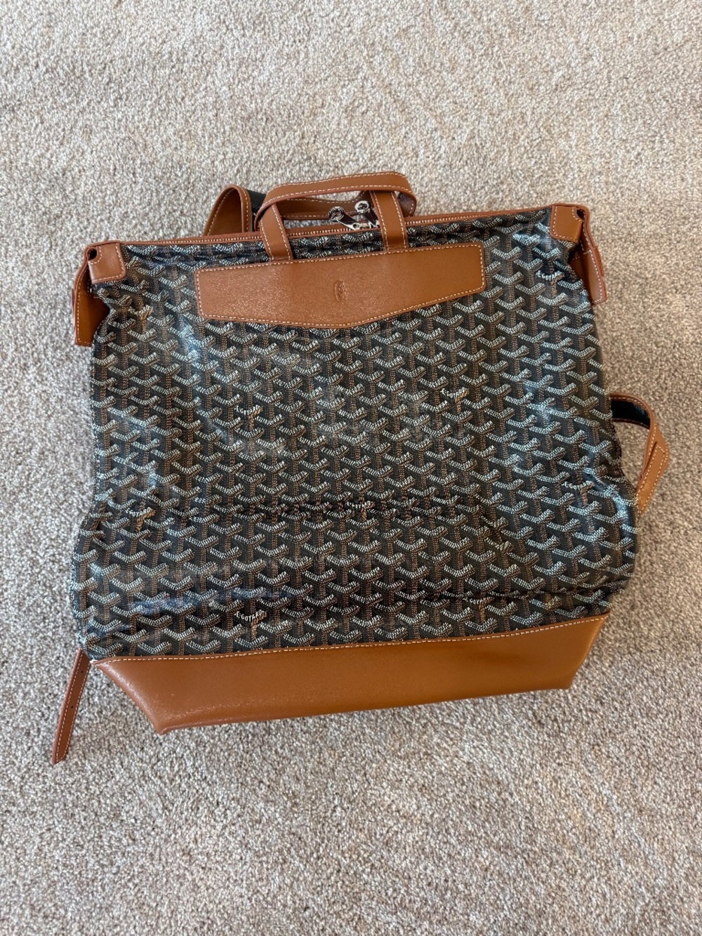 Brown Goyard Backpack